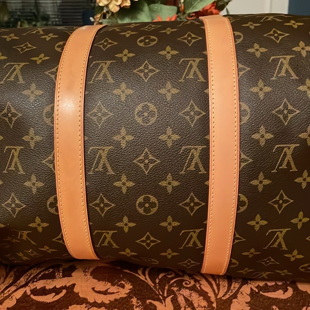 EUC Beautiful Louis Vuitton Monogram Keepall Bandolier 50 - Picture 6 of 17